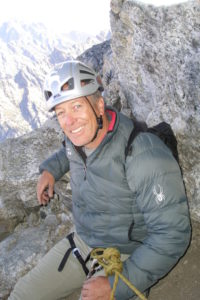 Mark Gasta climbing