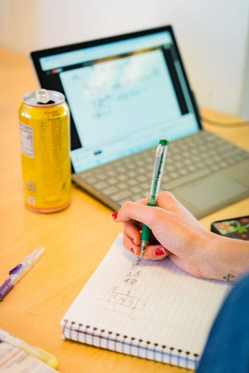 Students at the William E. Morgan Library study for finals as the end of the semester approaches. May 2, 2024